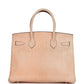 Vintage Hermès Birkin 30 Orange Dalmatian Buffalo Palladium Hardware