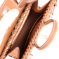 Birkins 25 Gold Swift and Stripe Wicker Palladium Hardware