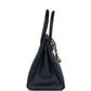 Birkin 30 Bleu Indigo and Rouge H Contour Epsom Gold Hardware