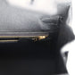Birkin Sellier 25 Black Box Gold Hardware