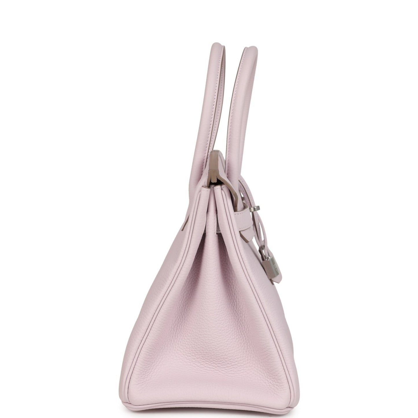Birkin 30 Mauve Pale Clemence Palladium Hardware