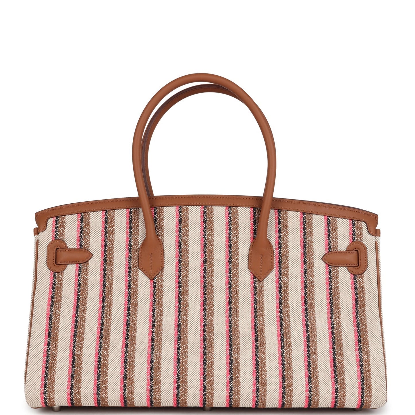 Shoulder Birkin Light 39 Multicolor Toile and Gold Swift Palladium Hardware