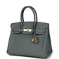 Vert Amande Epsom Gold Hardware