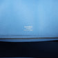 Birkin 30 Ghillies Bleu Paradise Clemence and Evercolor Palladium Hardware