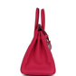 Birkin 25 Rose Mexico Togo Palladium Hardware