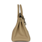 Birkin 25 Trench Verso Togo Palladium Hardware