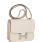 Constance 18 Nata Ostrich Palladium Hardware