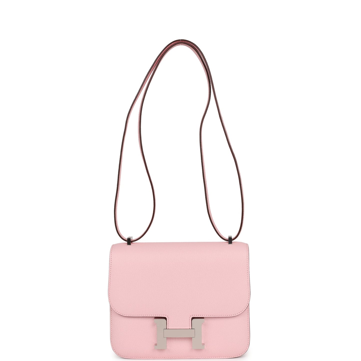 Constance 18 Rose Sakura Chevre Palladium Hardware