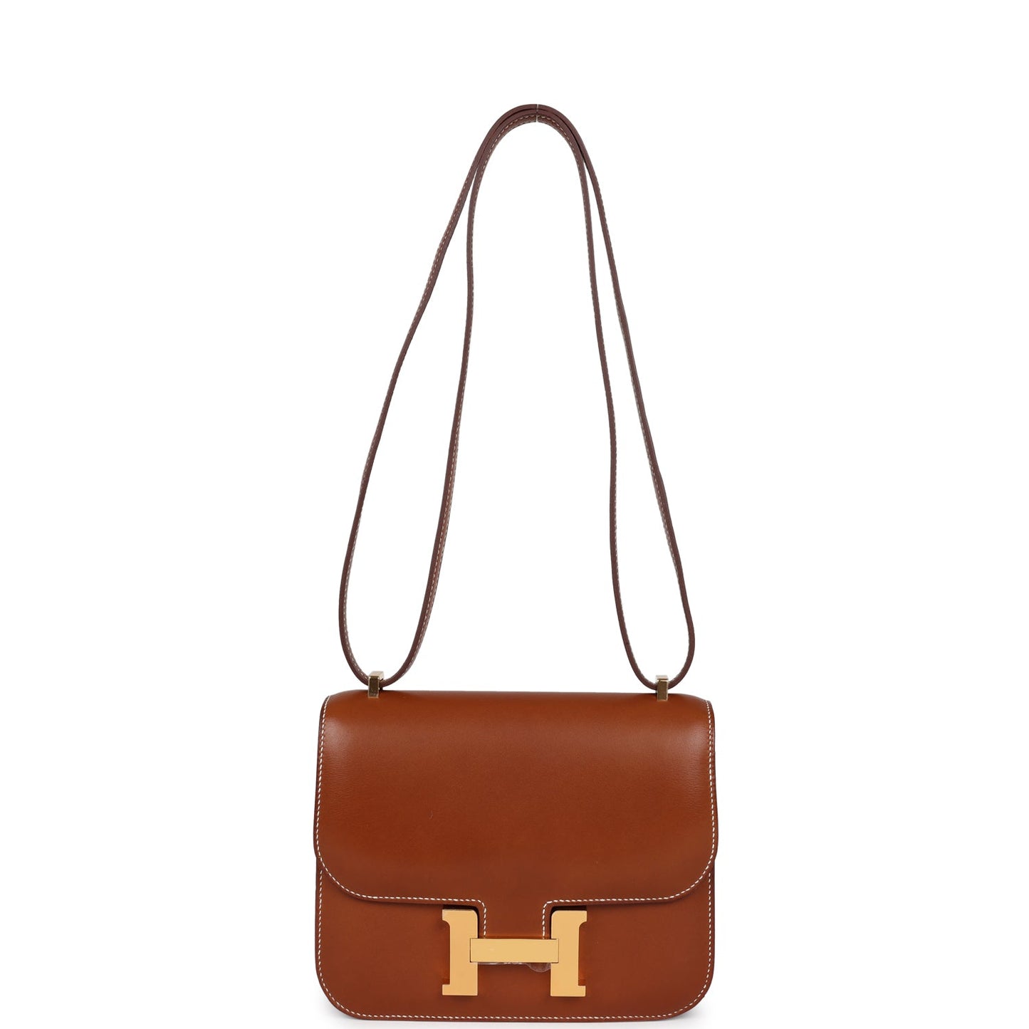 Constance 18 Fauve Barenia Gold Hardware