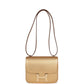 Constance 18 Dore Chevre Chamkilight Permabrass Hardware