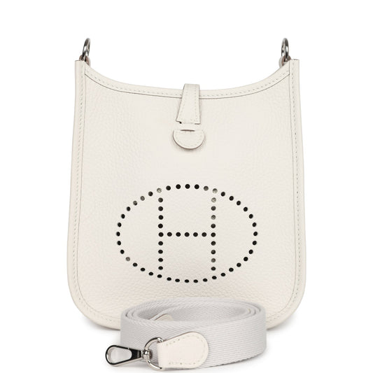 Evelyne TPM Gris Pale Clemence Palladium Hardware