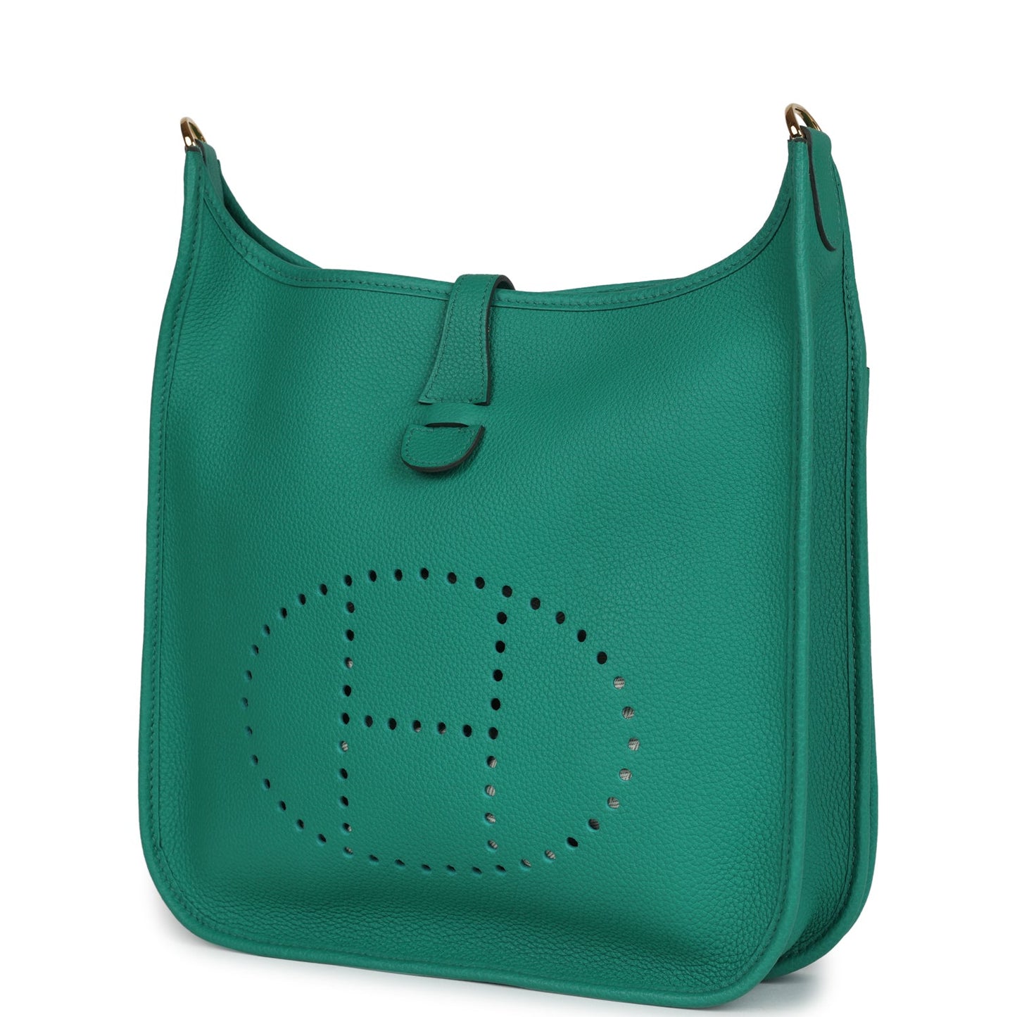 Evelyne III PM Vert Jade Clemence Gold Hardware