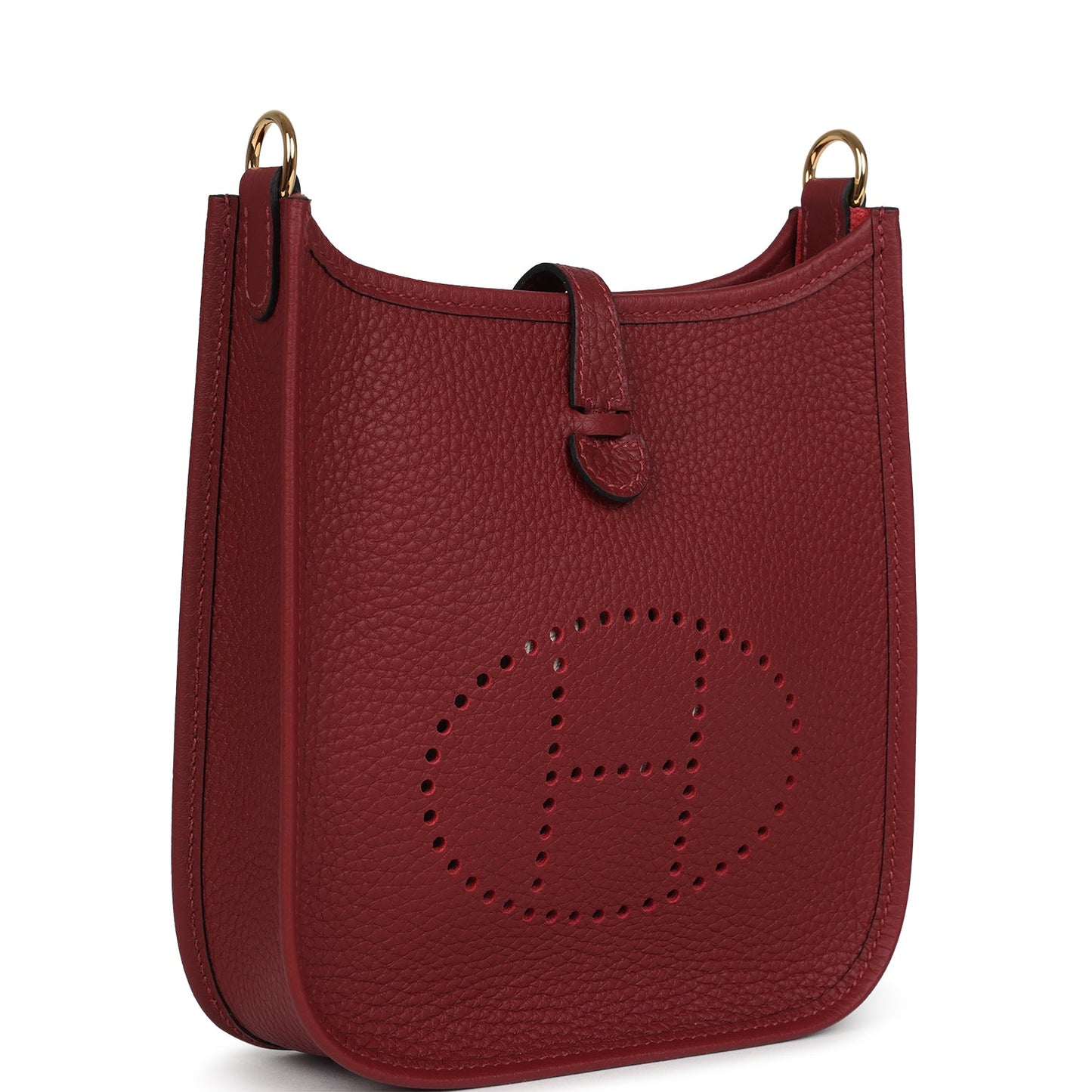 Evelyne TPM Rouge H Clemence Gold Hardware