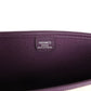 Evelyne III PM Cassis Clemence and Ecru Toile H Palladium Hardware