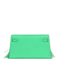 Kelly Elan Foile Vert Comics Chevre and Ostrich Feather Palladium Hardware
