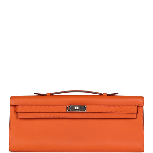 Kelly Cut Orange Swift Palladium Hardware