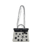 Herbag Zip 31 PM Hobnailed Black and Ecru Printed H Plume Canvas and Vache Hunter Palladium Hardware