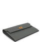 Kelly Pocket Long Wallet Gris Meyer Madame Gold Hardware