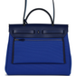 Herbag Zip PM 31 Bleu Bill Toile Militaire Canvas and Bleu Saphir Vache Hunter Palladium Hardware