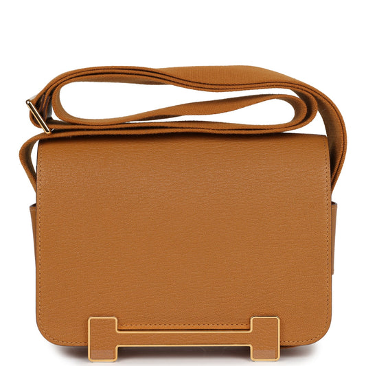 Geta Caramel Chevre Mysore Gold Hardware