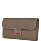 Constance Wallet To Go Etoupe Epsom Palladium Hardware
