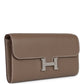 Constance Wallet To Go Etoupe Evercolor Palladium Hardware