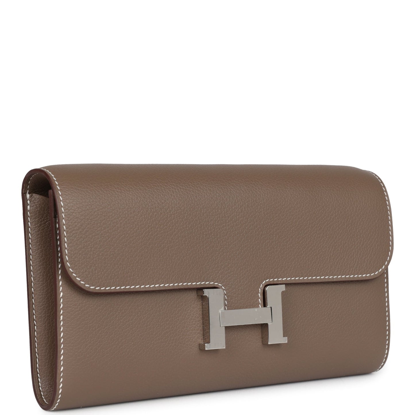 Constance Wallet To Go Etoupe Evercolor Palladium Hardware