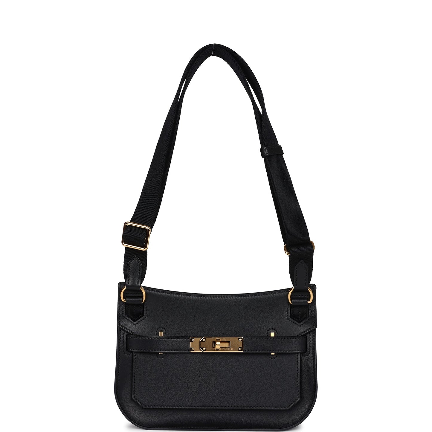 Mini Jypsiere Black Evergrain Gold Hardware