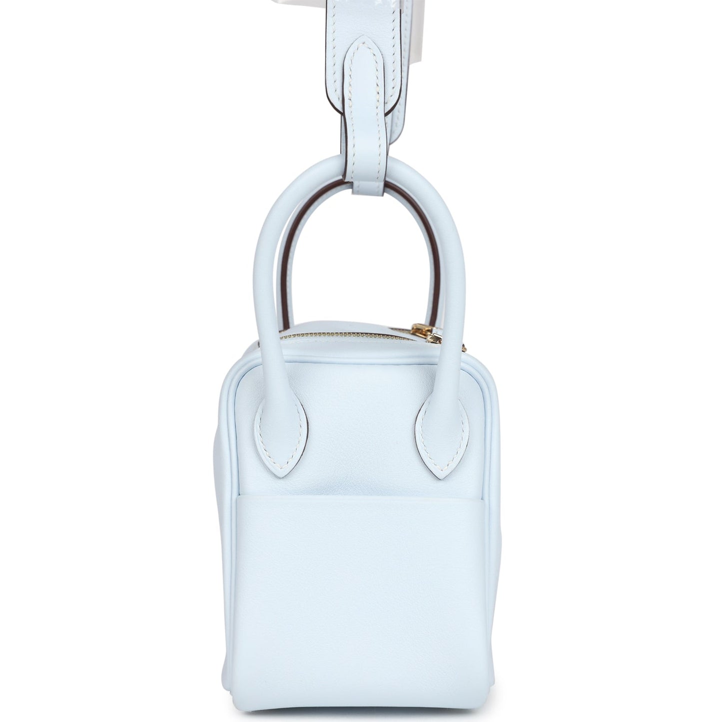 Mini Lindy Bleu Brume Swift Gold Hardware