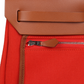 Herbag Zip PM 31 Capucine Toile Militaire & Fauve Vache Hunter Palladium Hardware