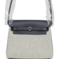 Herbag Zip 20 Mini Ecru and Ardoise Toile H Canvas and Ardoise Vache Hunter Palladium Hardware