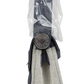 Herbag Zip 20 Mini Ecru and Ardoise Toile H Canvas and Ardoise Vache Hunter Palladium Hardware