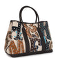 Garden Party 36 Electrique Ecru and Beige Multi Toile H and Ebene Negonda Palladium Hardware