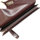 Kelly Pocket Long Wallet Rouge Sellier Chevre Chamkila Electrum Hardware