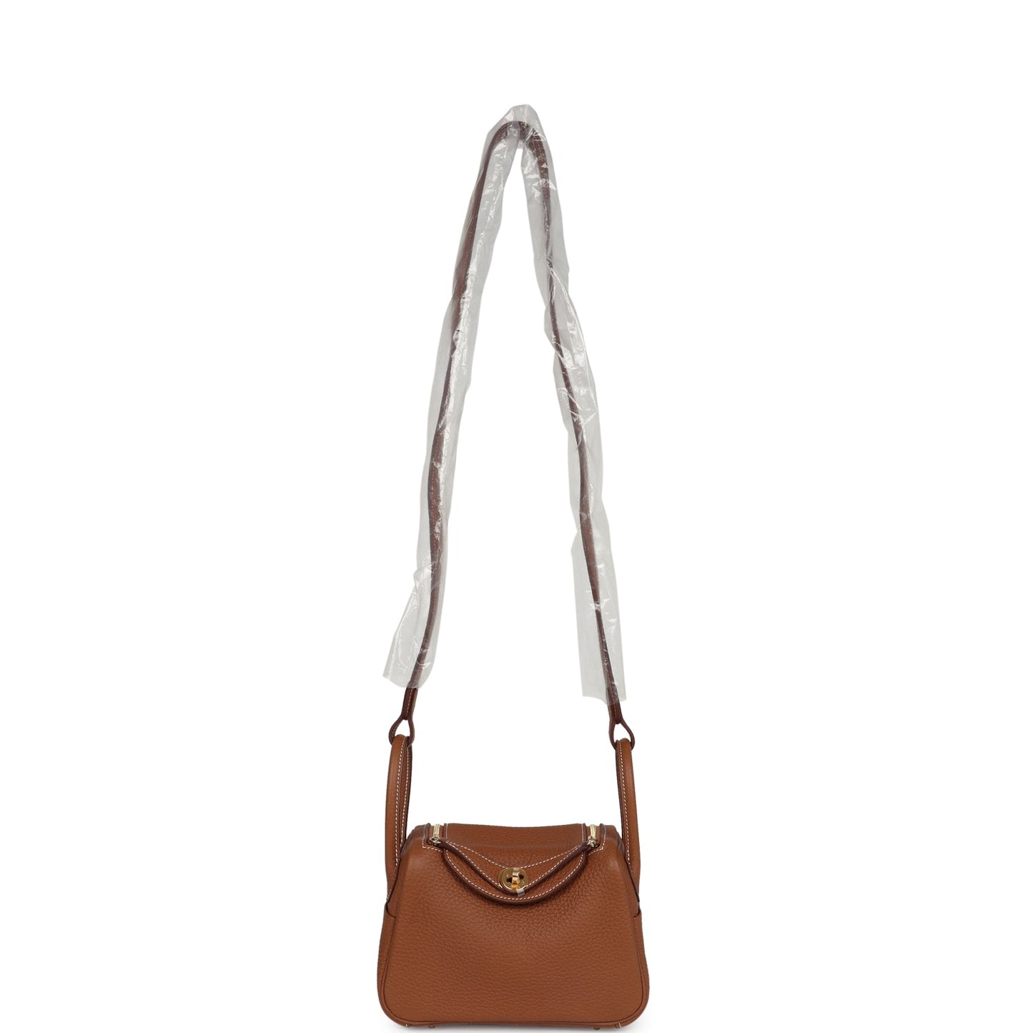 Mini Lindy Gold Clemence Gold Hardware