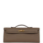 Kelly Cut Etoupe Swift Gold Hardware