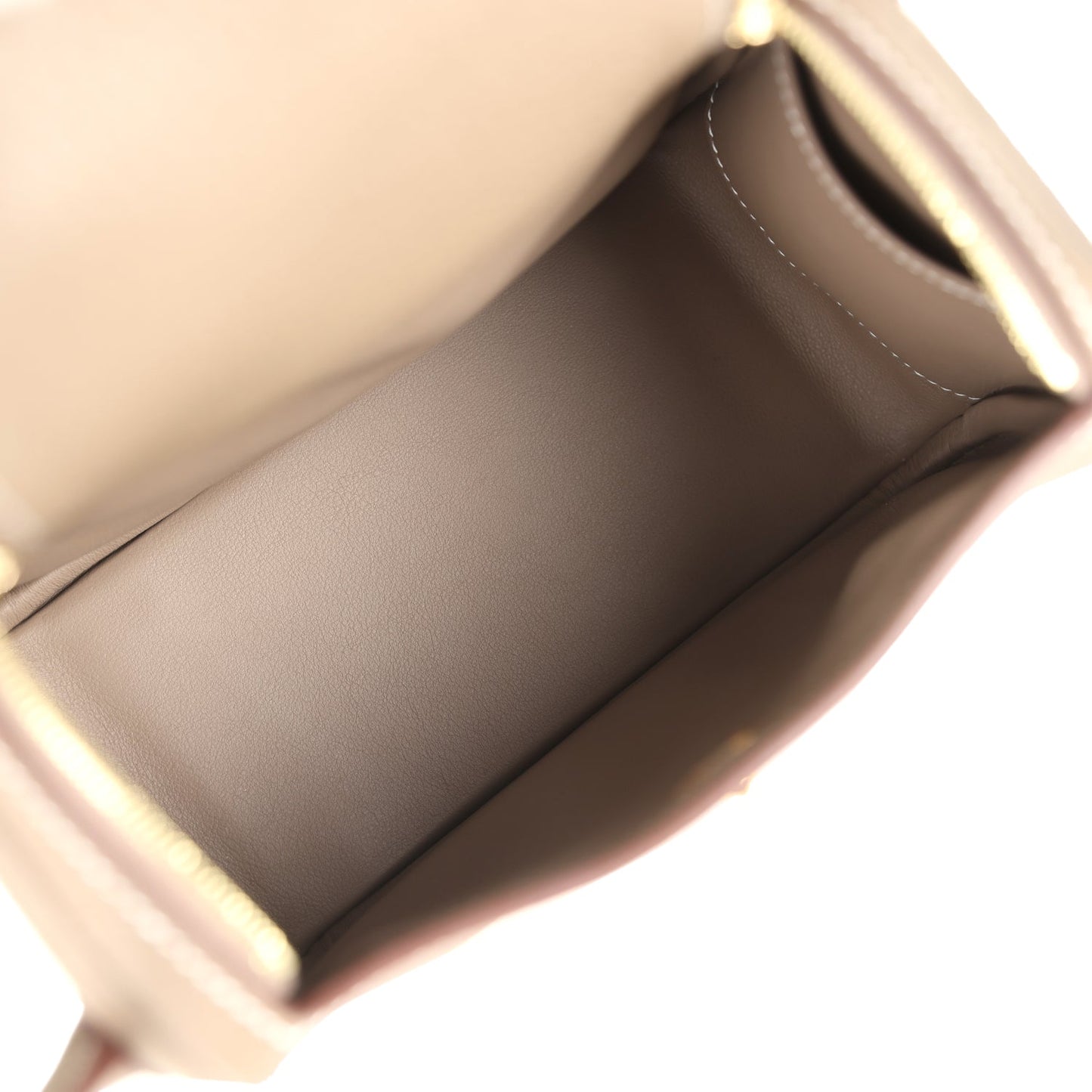 Mini Lindy II Etoupe Clemence Gold Hardware