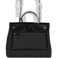 Herbag Zip 31 PM Vert Mangrove Toile Militaire Canvas and Black Vache Hunter Palladium Hardware