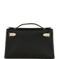 Special Order (HSS) Kelly Pochette Black and Beton Swift Permabrass Hardware
