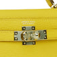 Kelly Sellier 20 Jaune de Naples Verso Chèvre Palladium Hardware
