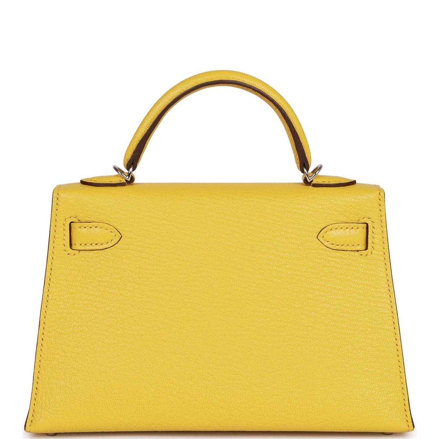 Kelly Sellier 20 Jaune de Naples Verso Chèvre Palladium Hardware