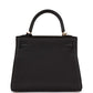 Kelly Retourne 25 Black Togo Gold Hardware