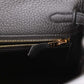 Kelly Retourne 25 Black Togo Gold Hardware