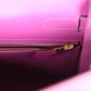 Vintage Kelly Retourne 32 Vibrato Cyclamen Box Gold Hardware