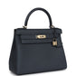 Kelly Retourne 28 Gris Misty Togo Permabrass Hardware