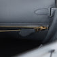 Kelly Retourne 25 Gris Misty Togo Permabrass Hardware