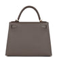 Kelly Sellier 28 Etain Epsom Gold Hardware