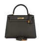 Kelly Sellier 28 Vert De Gris Epsom Gold Hardware