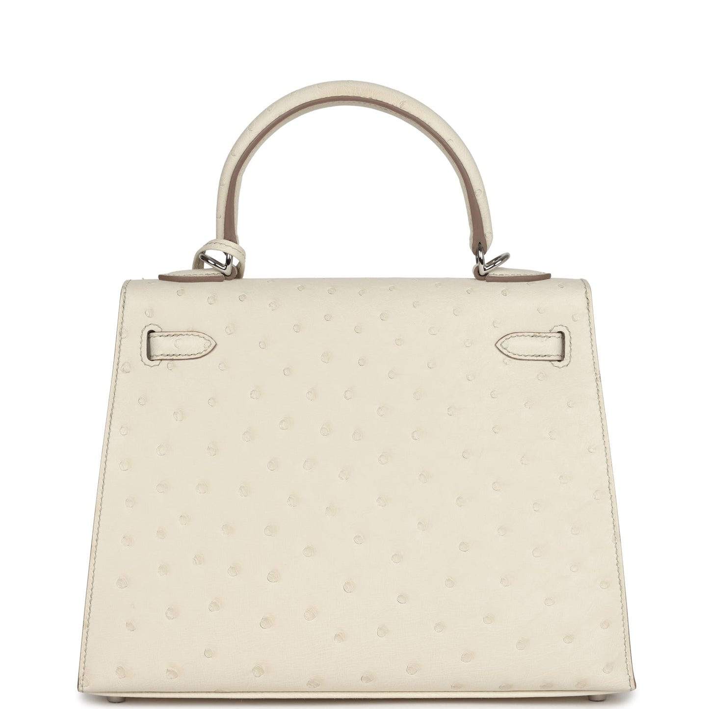 Kelly Sellier 25 Beton Ostrich Palladium Hardware