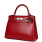 Kelly Sellier 28 Rouge Piment Box Palladium Hardware